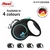 Flexi Leash Black Design M pas 5m črno-modra