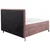Esposa BOXSPRING POSTELJA 160 cm  x 200 cm , tekstil vinsko rdeča