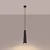 Sollux SL.1355 - Luster na sajli ELECTRA 1xGU10/10W/230V beton/crna