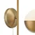 Där Lighting AND0742 - Zidna lampa ANDRE 1xE14/11W/230V mesing