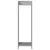 Stalak za biljke s policom 2 pcs Sivi Sonoma 30 x 30 x 100 cm