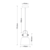 Rea Light Zoe-S HN8260S-1-B/G Visilica, E27, 60W, O16cm, Crna