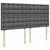 Vidaxl Box spring postelja z vzmetnico temno siva 200x200 cm blago