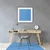 Decormat Podloga za stol Modro 140x100 cm 2 cm