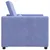 Sofa na razvlačenje Singl Trapere plave boje 90 x 165 x 87 cm