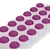 Tray for preparing ice cubes, 28 x 12 cm, silicone, purple - Colourwor