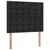 Krevet s od storage s madracem Crna 120 x 190 cm Lažna koža