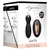 Elegance Dual Vibrating Toy Purity Black