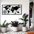 Wallxpert Zidna dekoracija World Map 2, 100x50cm, Crna