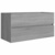 Den Omarica za umivalnik siva sonoma 90x38,5x45 cm konstruir