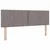 vidaXL Postelja boxspring z vzmetnico Taupe 160 x 200 cm Blago