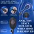 SuperLove Inflatable Vibrating Anal Beads Prostate Massager Black