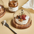 Servirni krožnik FROMAGE, 13 cm, rjava, les, Nicolas Vahé