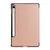 Maska na preklop Tablet Stripes za Samsung Tab S10 Lite/ X406B roze