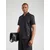 HUGO Srajca Ellino 50560584 Črna Relaxed Fit