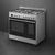 SMEG prosto stoječ štedilnik CX92GM