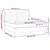 Vidaxl Box spring postelja z vzmetnico temno modra 180x200 cm žamet