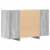 Kreveta Siva Sonoma 120 x 41 x 75 cm Konstruirano drvo