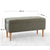Atelier del Sofa Tabure Glend, 100x50x43cm, Zeleni