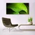 tulup.si Slika na akrilnem steklu Dew drops leaf 140x70 cm 2 obešalnika