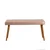 Hanah Home Set Trpezarijski sto i 2 klupe Santiago 0900, Bež