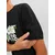 JACK & JONES Majica Dust, črna
