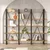 Hanah Home ML4 A Polica za knjige 219.6x180x34cm, Smeđa