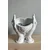 Aberto Design Dekorativni predmet Heart, 16,5x12,5x17,5 cm, Beli