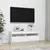 TV ormarić s LED svjetlima bijeli 100 x 35 x 40 cm