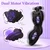 SuperLove Butterfly Mini Panty Dual Stimulator with App Black
