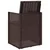 vidaXL vidaXL Vrtni jedilni stoli 2 pcs Rjava in antracit PP, (5000285789)