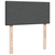 VIDAXL Box spring postelja z vzmetnico temno siva 100x200 cm blago