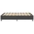 Vidaxl Boxspring postelja temno siva iz blaga 180x200 cm
