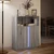 Komoda s LED svjetlima boja hrasta sonome 77x34x100 cm drvena