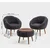 ATELIER DEL SOFA Fotelje i klub stočić Lida Wellsoft Anthracite