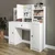 Hanah Home toaletni sto Glamo sa ogledalom, 120 cm, beli