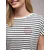 STREET ONE Majica mornarska/rdeča/bela