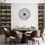 Dizajnerska stenska ura Decore 2 Black 60cm