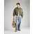 ALPHA INDUSTRIES Majica bež/siva/zelena/črna