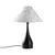 Opviq Stona lampa Luna-15268, 50x50x68 cm, IP20, Crno-bela