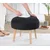 Atelier del Sofa Tabure 52x44cm, Crno