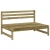 Srednja vrtne sofe 2 kom 120 x 80 cm od impregnirane borovine