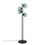 Opviq Podna lampa Benek-15-14532, 36x36x135 cm, IP20, Crno-plava