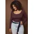 Trendyol Curve Ženska bluza Tbbaw26Af00112, Braon