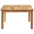 Vidaxl Klubska miza Rjava 60 x 60 x 36 cm Trden tikov les