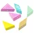 shumee Lesena origami puzzle z magnetnimi kockami PLANE