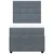 Vidaxl Box spring postelja z vzmetnico temno siva 90x200 cm žamet