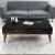 Hanah Home Set nameštaja za dnevnu sobu Valensiya 140, 3 komada, Orah-crni