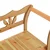 Klupa 107 x 45 x 75,5 cm od masivne jelovine