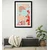 Plakat s paspartujem pisano listje - 60x90 black